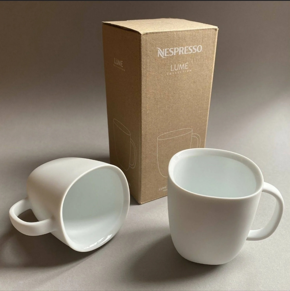 PORCELAIN COFFEE MUGS -by Nespresso